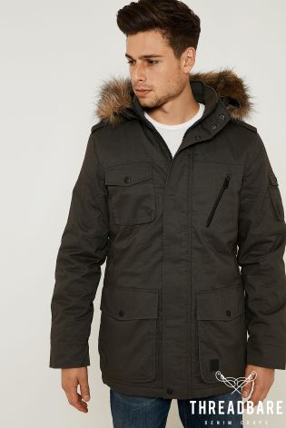 Threadbare Fur Lined Hooded Parka